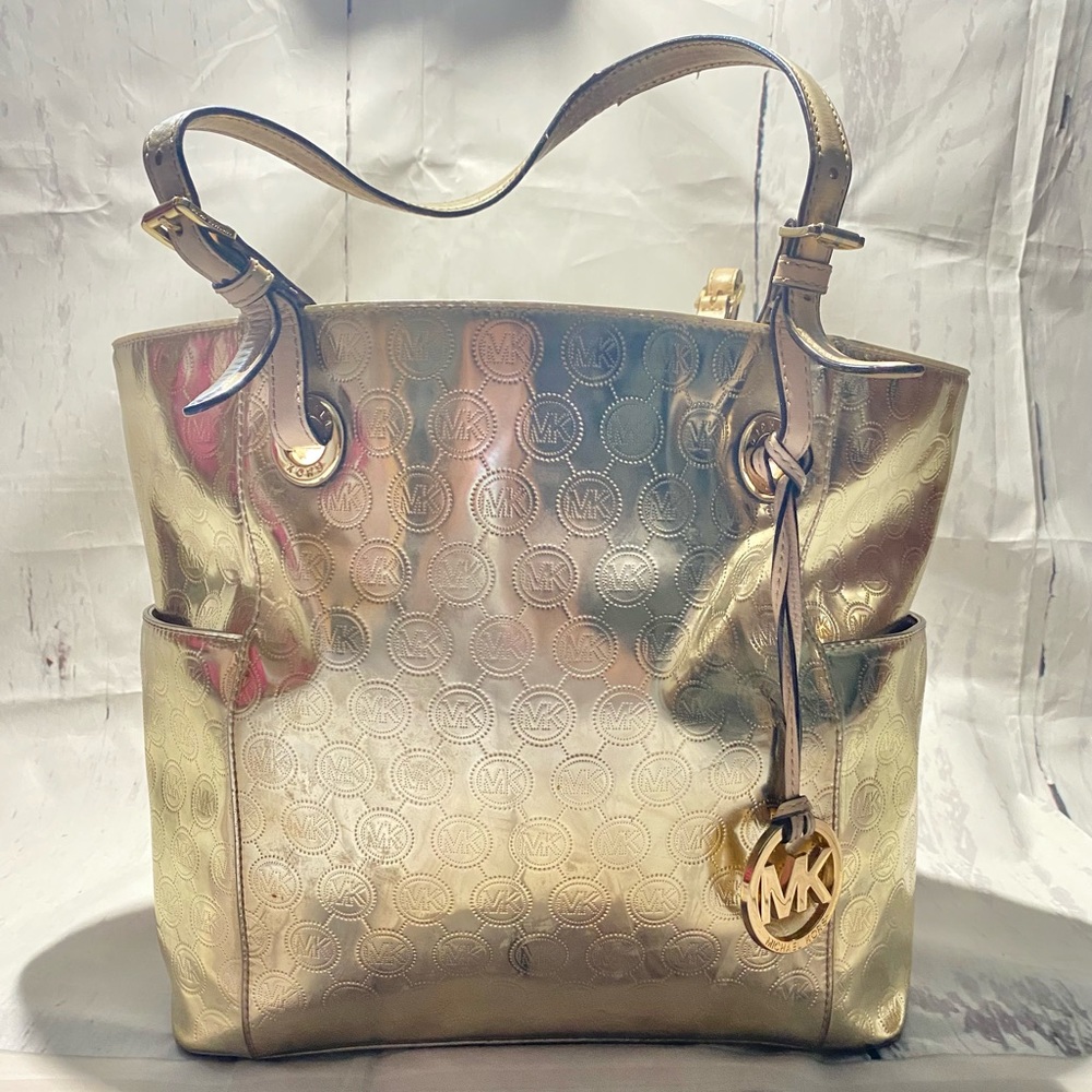 Michael Kors Gold Tote Purse